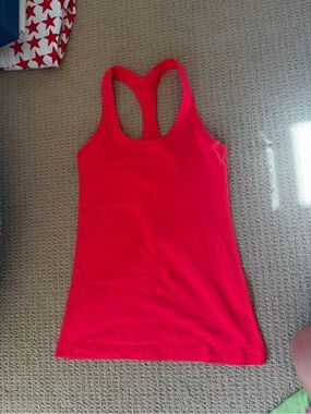 lululemon athletica Bright Red Racerback Tank